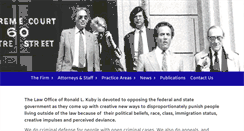 Desktop Screenshot of kubylaw.com