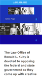 Mobile Screenshot of kubylaw.com